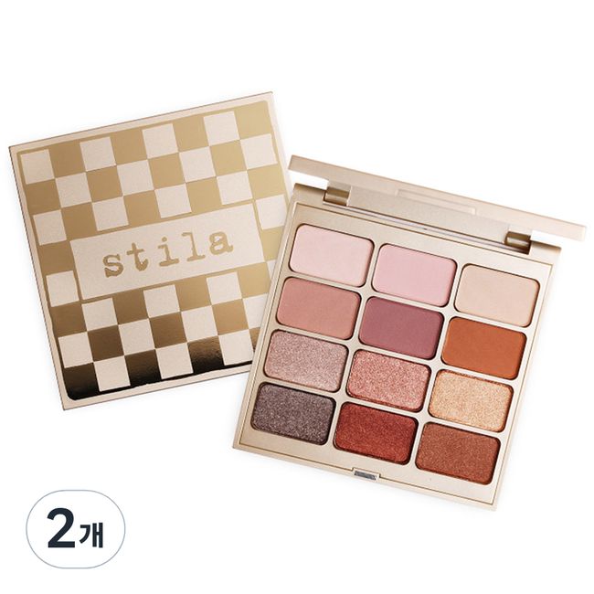 Stila Matte & Metal Eyeshadow Palette, 12 Colors, 1 Piece