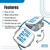 Bleu Reign Compact Personalized Pocket Mirror – Custom Name Gift for Super Grandma Comic Strip