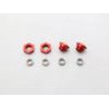 Tamiya 2WD Buggy Front Hex Wheel Hub Red (for OP-89 Wheels) WORLD PRO