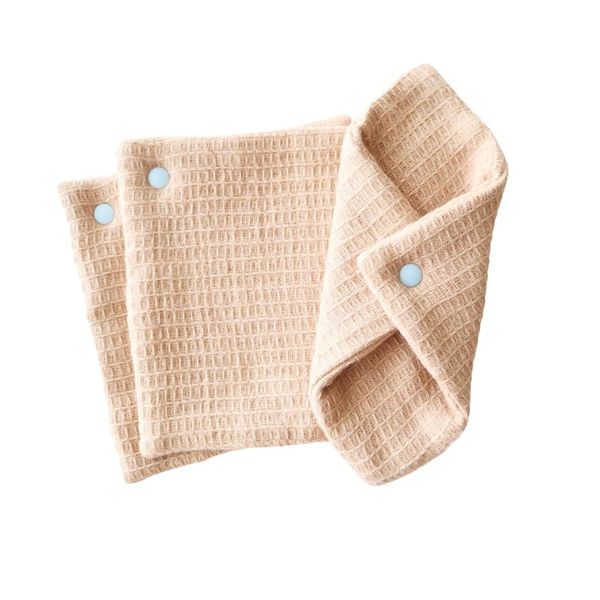 Hanabu Organic Cotton Extra Snap Liner (Small/Square/Blue) 3 Pack