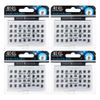 Ardell False Eyelashes Individual Trios Long Black 4 Pack