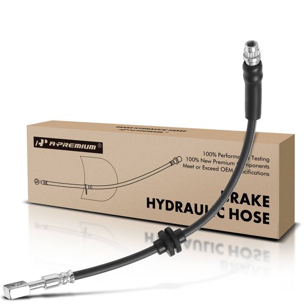 A-Premium Front Driver or Passenger Brake Hydraulic Hose Compatible with Select Chevy Models - Sonic 2012-2018 - Replace# 95134121