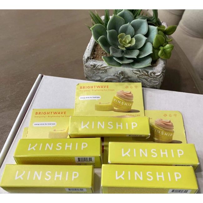 5KINSHIP Brightwave Energizing + Brightening Eye Cream .13oz ea Travel NEW 2/24