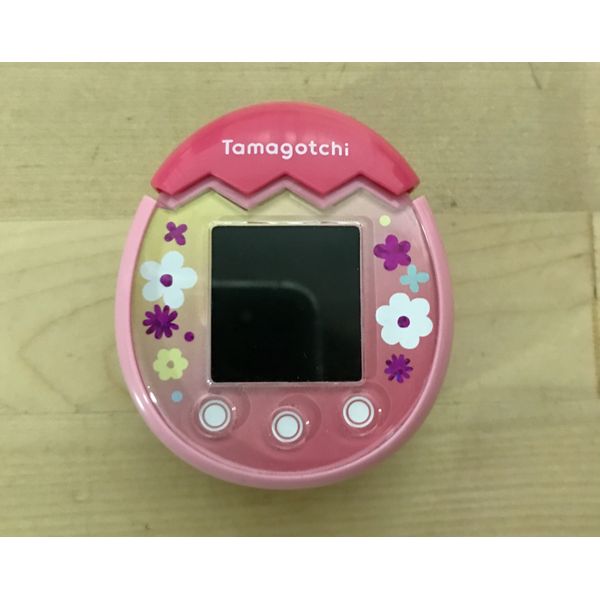 Tamagotchi Pix Floral Pink Handheld Device Tested & Works!