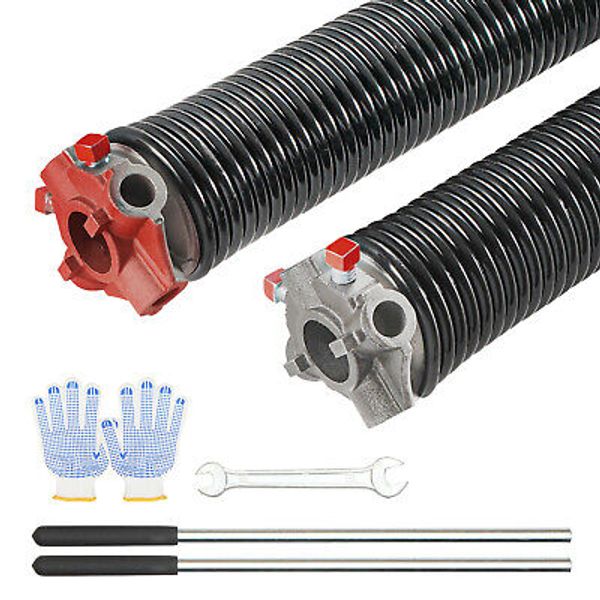 VEVOR Garage Door Torsion Springs Pair of 0.25 x 2 x 29inch with Winding Bars