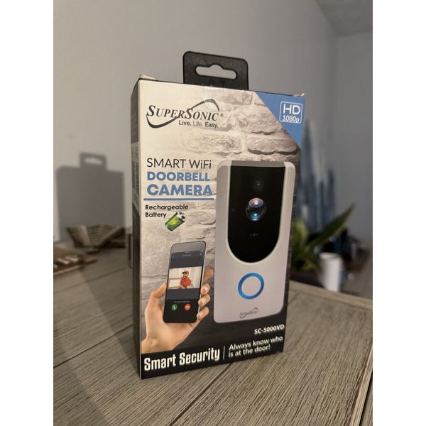 Supersonic Smart WiFi Doorbell Camera SC-5000VD