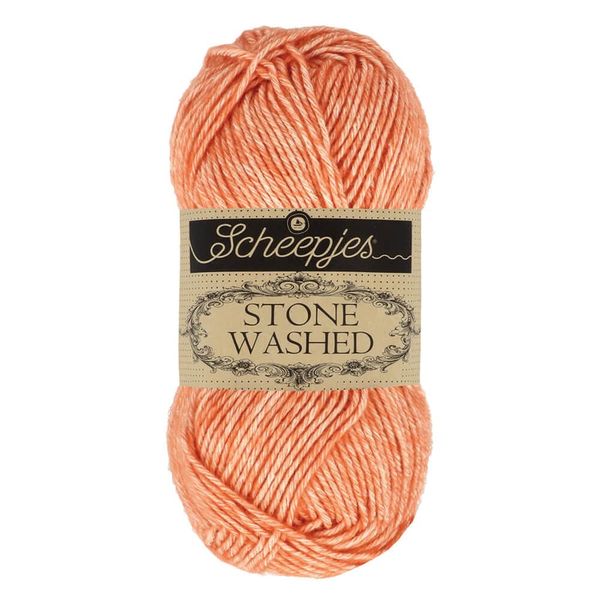 Scheepjes - Scheepjes Stone Washed 816 Coral Yarn - 1x50g