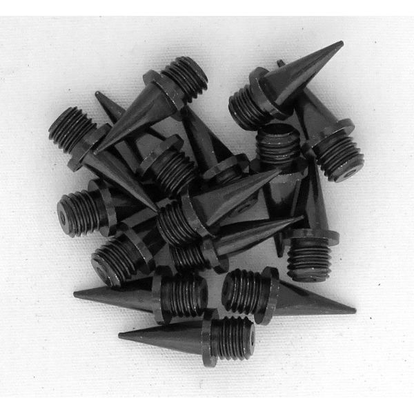 ecoSpikes Stainless Steel Track and Cross Country Spikes (1/2" Black, 14x)