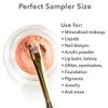 50 PCS 5 ML Empty Cosmetic Jars Travel Sample Pots Clear Round with Lids for Women Creams Sample Make-up Storage