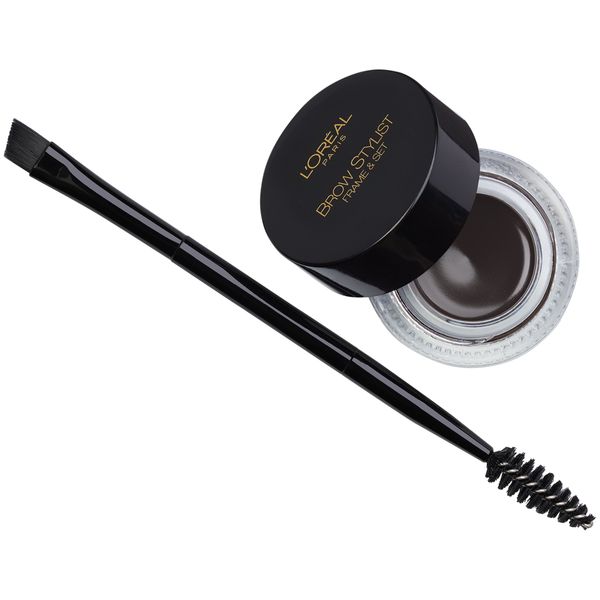 L’Oréal Paris Brow Stylist Frame and Set, Deep Brunette, 0.08 oz.