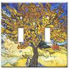 Art Plates - Van Gogh: Mulberry Tree Switch Plate - Double Toggle