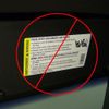 C5 Corvette Sun Visor Warning Label Covers - Interior Accessory Decal Emblem for 1997-2004 Corvettes