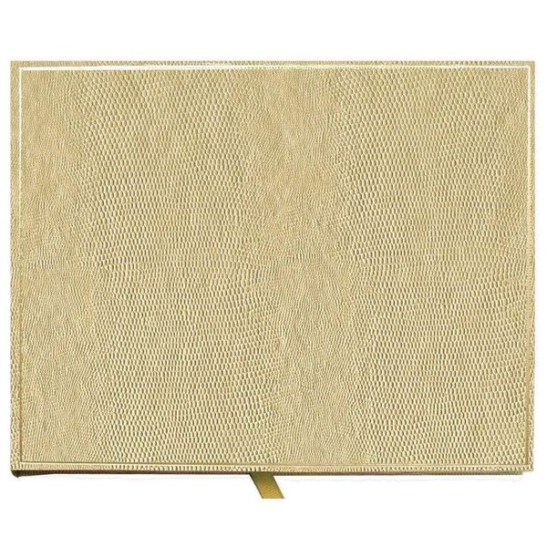 Caspari Entertaining Lizard Guest Book, Platinum