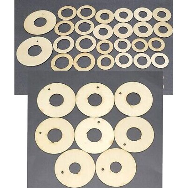 Model rocket centering rings parts model rocket motor mount plywood rings