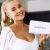 SmileBright Teeth Whitening Kit Strong Peroxide Gel (1) LED Light Non Sensitive