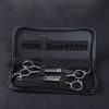 Salon Tools Holster Bag，Stylist Barber Scissors Pouch Bag,Scissor Bag Waterproof Hair Clip Comb Barber Tool Storage Bag Pu Leather Bag - Black