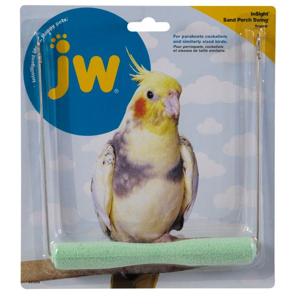 JW Pet Company Insight Sand Perch Swing Bird Toy, Regular