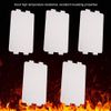 Gorgeri 5PCS Microwave Oven Mica Plate Sheet Replacement Repairing Accessory(Silver)