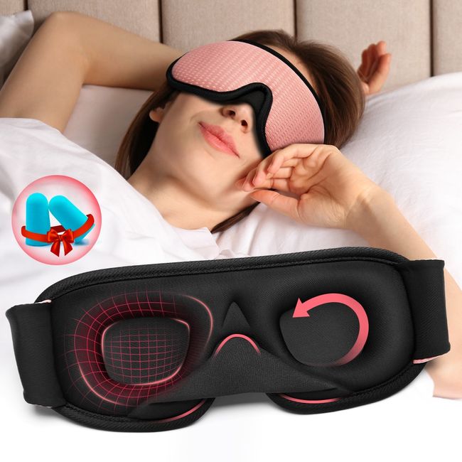 3D Sleeping Eye Mask Blindfold Sleep Aid Travel Relax Eye Cover Beauty Tool