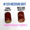 100 PCS NAIL DRILL SANDING BANDS MACHINE REPLACEMENT BIT #120 MEDIUM | US SELLER