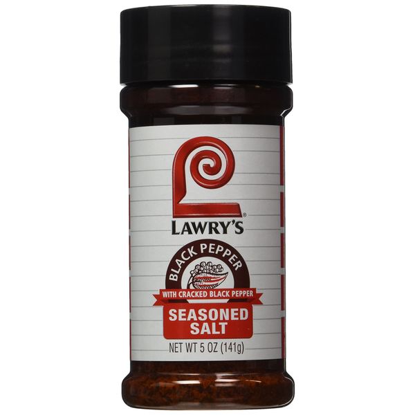 Lawrys Seasoned Salt Black Pepper, 5 oz