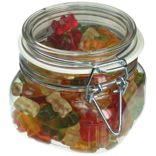 450 ml PET Jar, Transparent, with Wire Clip Closure, Pack of 10