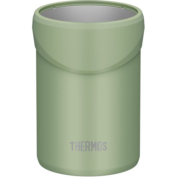 Thermos JDU-350 KKI Insulated Can Holder, For 11.8 fl oz (350 ml) Cans, 2-Way Type, Khaki