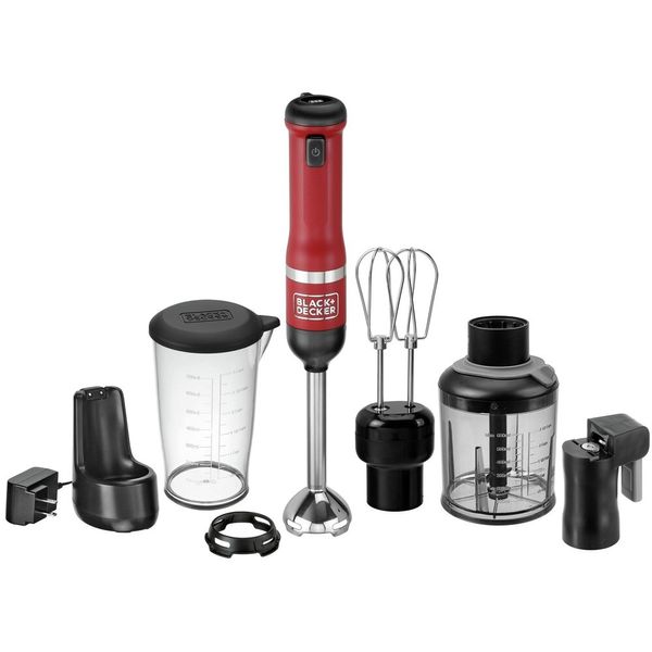 Black & Decker BCKM1014K06 Kitchen Wand 4-in-1 Kitchen Multi-Tool - Red New