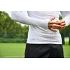 Precision Unisex's Essential Base Layer Long Sleeve Shirt, White, 2X-Large