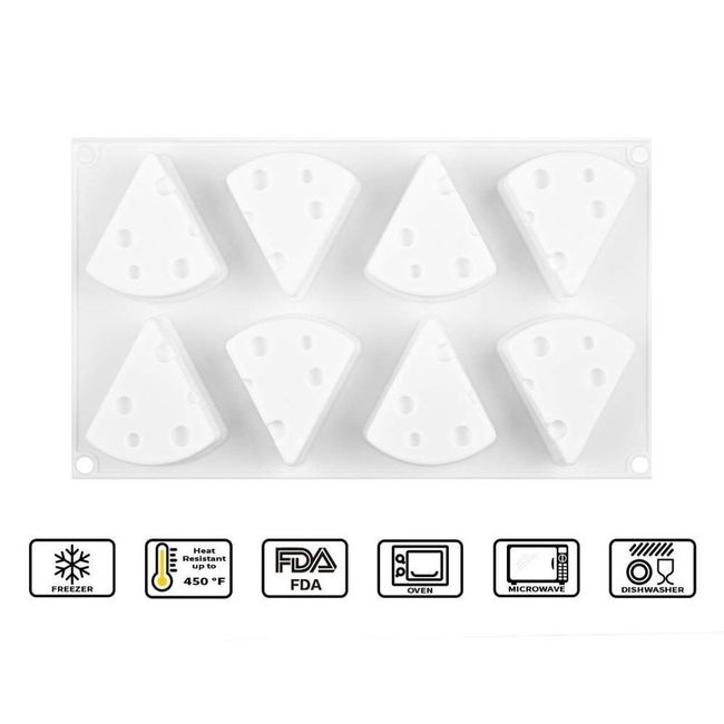 10-piece High Temperature Resistant Oven Baking Pan Cake Toast Chiffon Baking  Mold Silicone Baking Tool Set