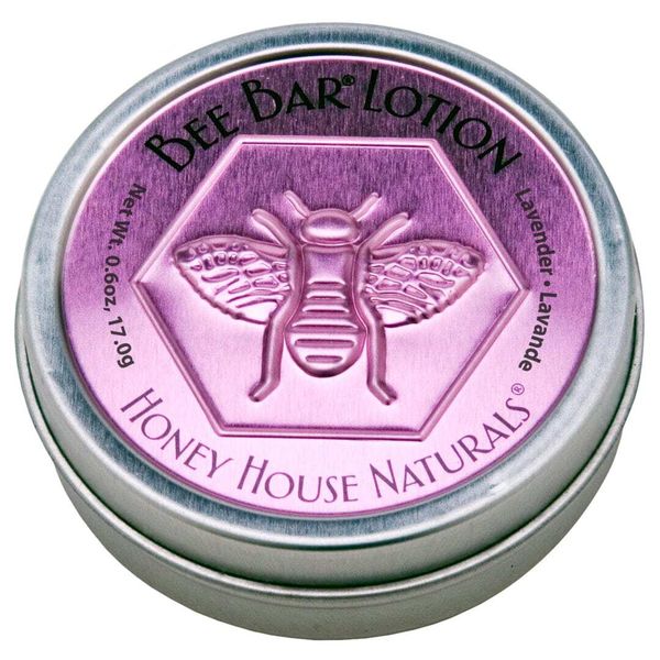 Solid Bee Bar Hand & Body Lotion Honey House Naturals LAVENDER .6oz Small Travel