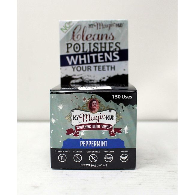 My Magic Mud whitening Tooth Powder Peppermint 1.06 Ounce