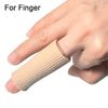 Cuttable Toe Tubes Sleeves 5 Pack, Made of Elastic Fabric Lined with Silicone Gel. Toe Sleeve Protectors Relief Toe Pressure Pain, Corn and Calluses Remover