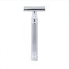 Edwin Jagger DEL89LI14BL Reusable Long Handled Classic Double Edge Safety Razor for Men (Lined)