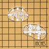 2er Set Ausstechformen (Formen: Mitochondrien & Chloroplast), 2 Teile, Bakerlogy