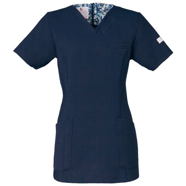 Wacoal HI700 Women’s Scrub, White Coat - darknavy