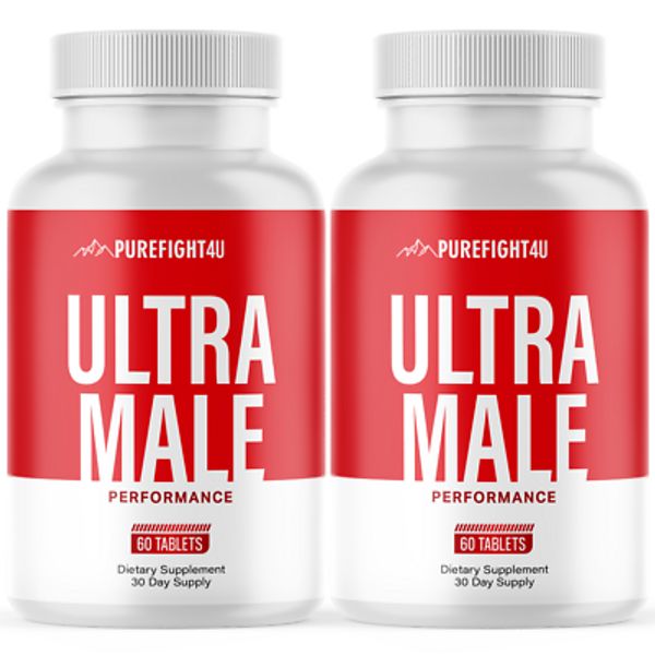 Ultra Male Performance Supplement - Unlock Maximum Energy & Drive 2 Bottles