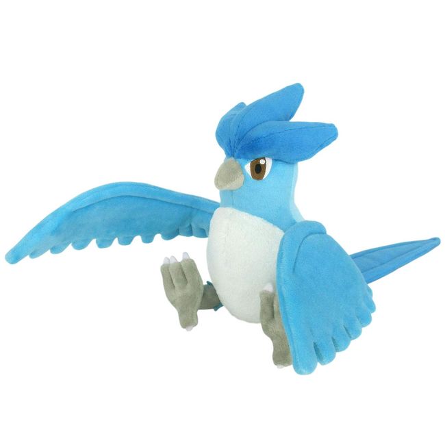 Sanei Boeki PP188 Pokémon All Star Collection Plush Toy, Articuno, Size S, W 6.7 x D 7.5 x H 7.9 in (17 × 19 × 20 cm)