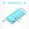 sourcing map 6Pcs Universal IC Test ZIF Socket 28 Pin 2.54mm Pitch DIP Integrate Socket for Microcontroller, Chip, Breadboard