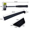 Laminate Wood Flooring Installation Kit laminate flooring tools with Tapping Block, Pull Bar, Mallet and 20 Spacers (A)