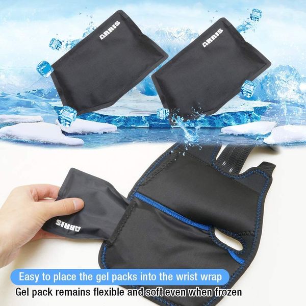 Hot Cold Gel Packs for ARRIS Wrist Ice Pack Wrap Hand Support Brace