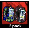 2 Pack Arctic Zone Lunch Box: Insulated, with Microban Lining, Gray/red & Gamer
