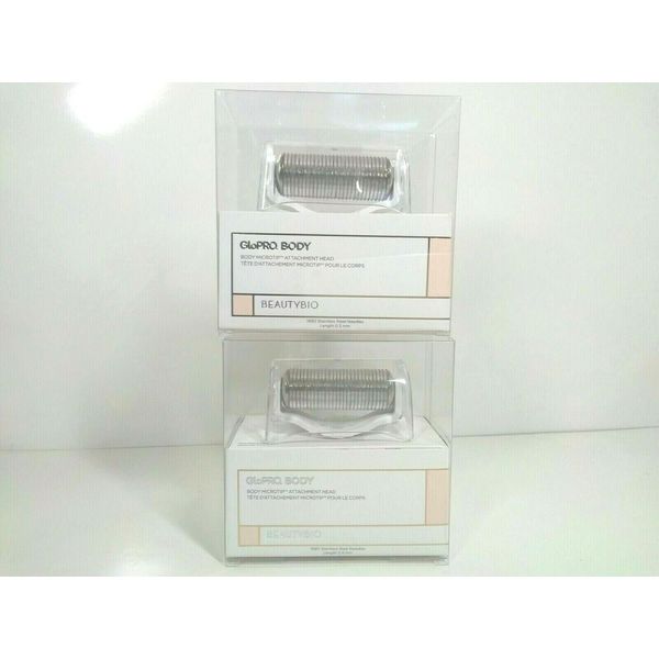 BeautyBio Body Microtip Head Attachment 2-pack - White - New in Box