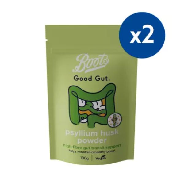 Boots Good Gut Psyllium Husk x2 Bundle