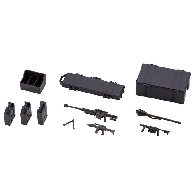 Hexa Gear Army Container Set, Night Stalkers, Total Width: 2.5 inches (63 mm), 1/24 Scale, Plastic Model HG101