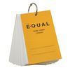 Equal P319C Word Card, 5 x 3 Size, Solid Color, Yellow