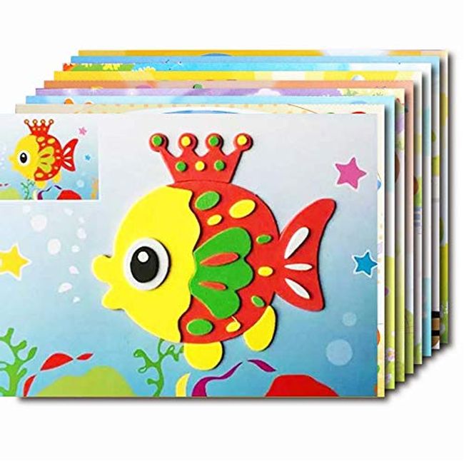 Eva Foam Art Craft Sticker, Foam Stickers Kids Diy