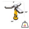 1000 Lumen LED Folding Work Light Magnetic Base Rechargeable USB Power Portable