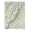 Benchmark Maps Shenandoah National Park, Virginia Wall Map (38" x 28" - Polypropylene)