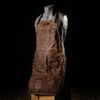 Breeo Waxed Canvas Apron | Leather Straps | D Rings & Pockets | Adjustable Straps